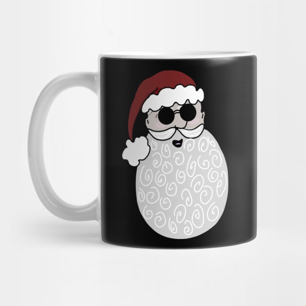 Badass santa with glasses by GribouilleTherapie